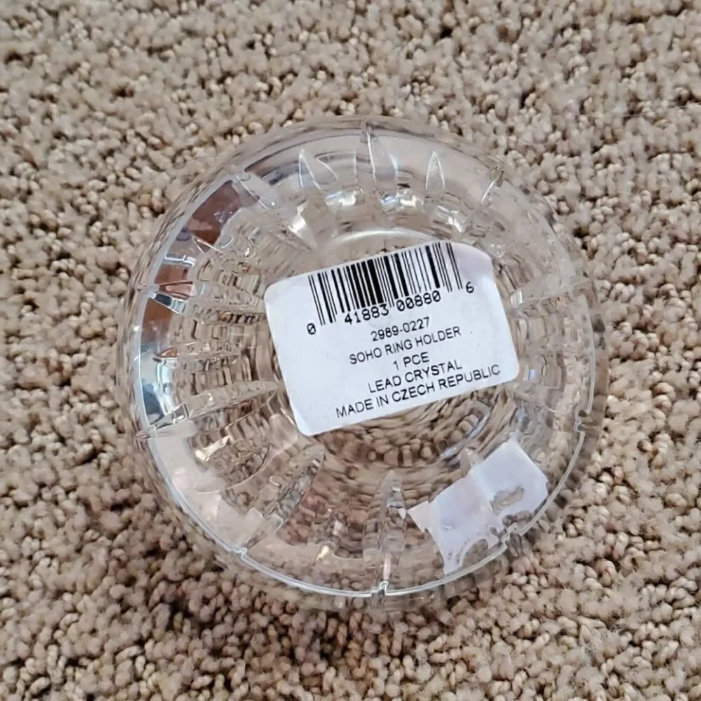 Reed & Barton | Lead Crystal Ring Holder
